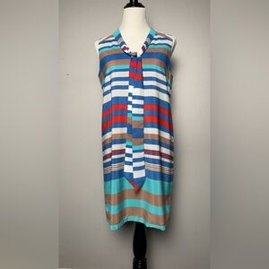 Tinley Road Multicolor Striped Midi Dress